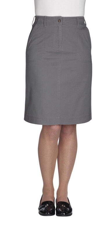 Dámská elastická sukně Chino Austin Business Casual Brook Taverner Běžná délka 56 cm